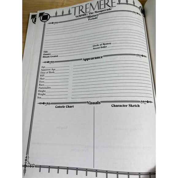 Vampire The Masquerade, Clanbook: Tremere, RPG Sourcebook, WW 2057 1994 - Picture 12 of 13